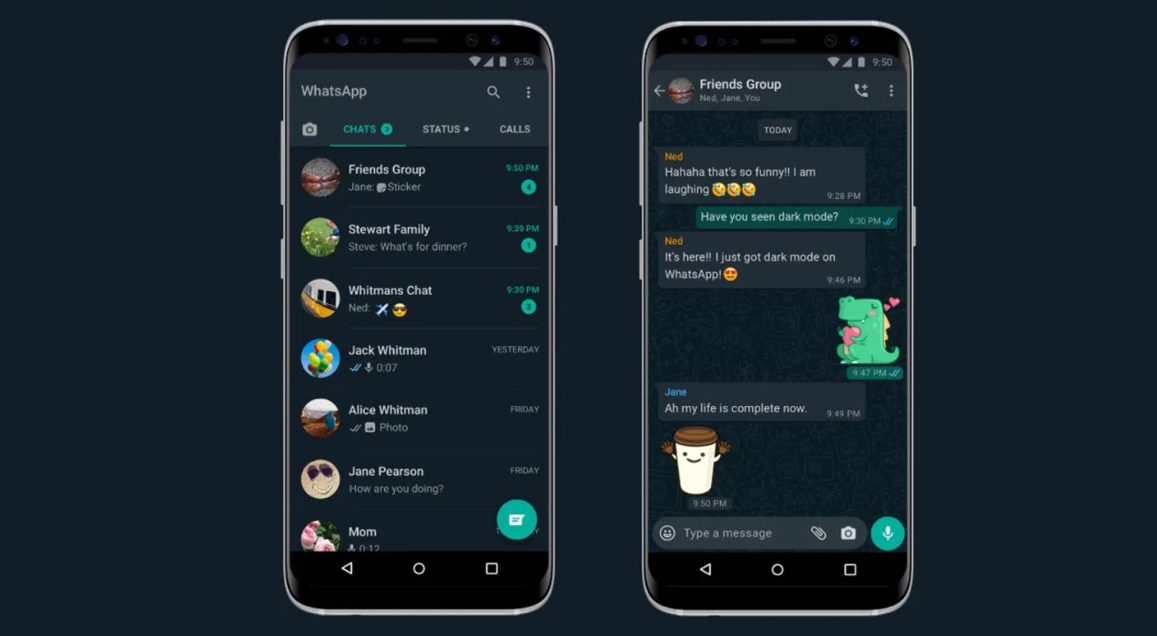 Whatsapp Dark Mode