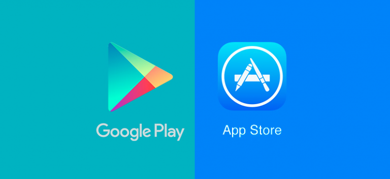Play Store and App Store