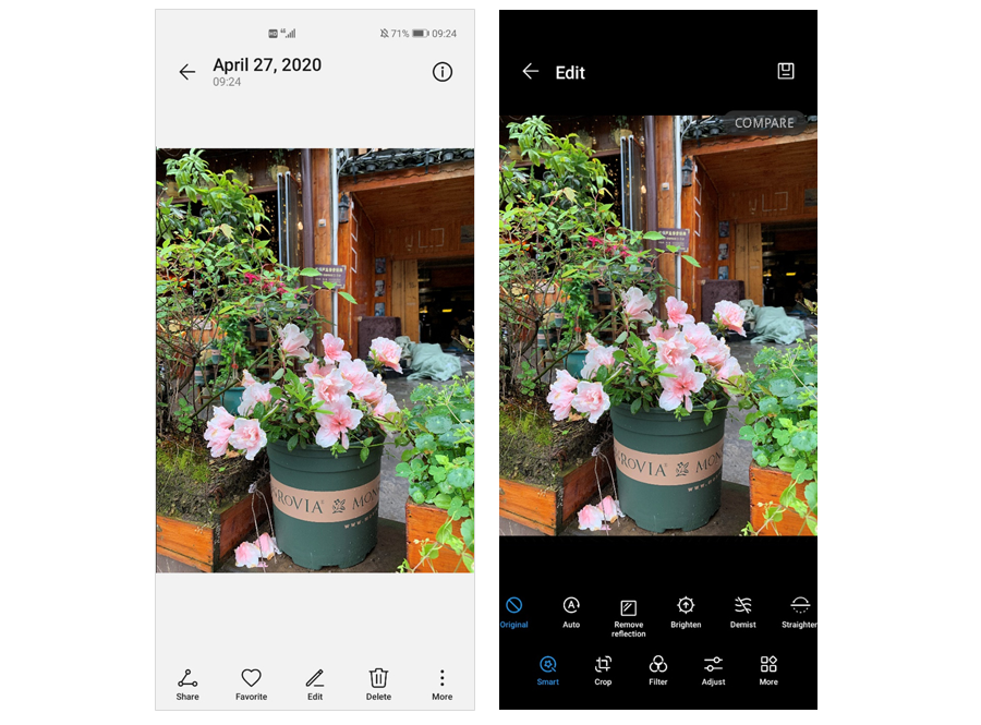 Static-picture-editing-interface-huawei-EMUI-10.1