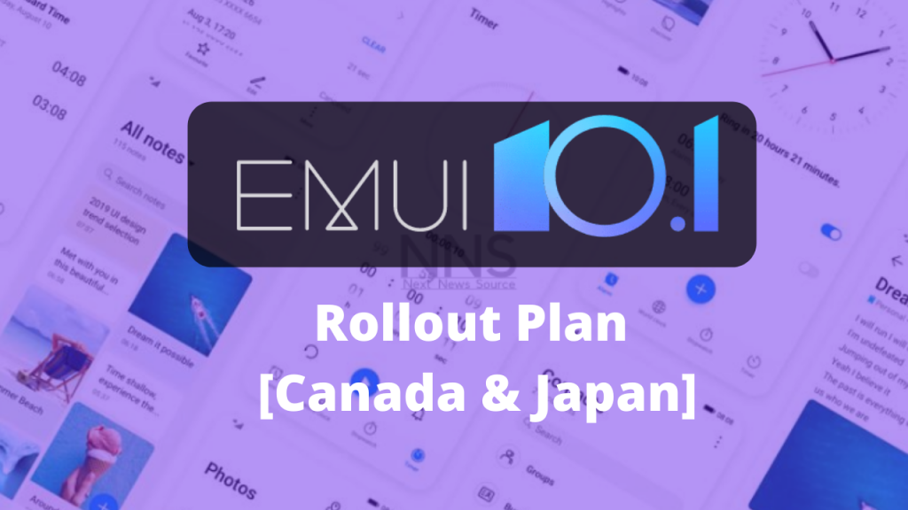 EMUI 10.1 rollout plan