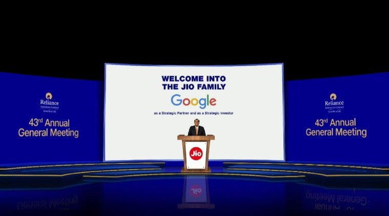 Google investment to Jio