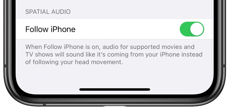 Apple iOS 14 developer preview Beta 6 - spatial audio