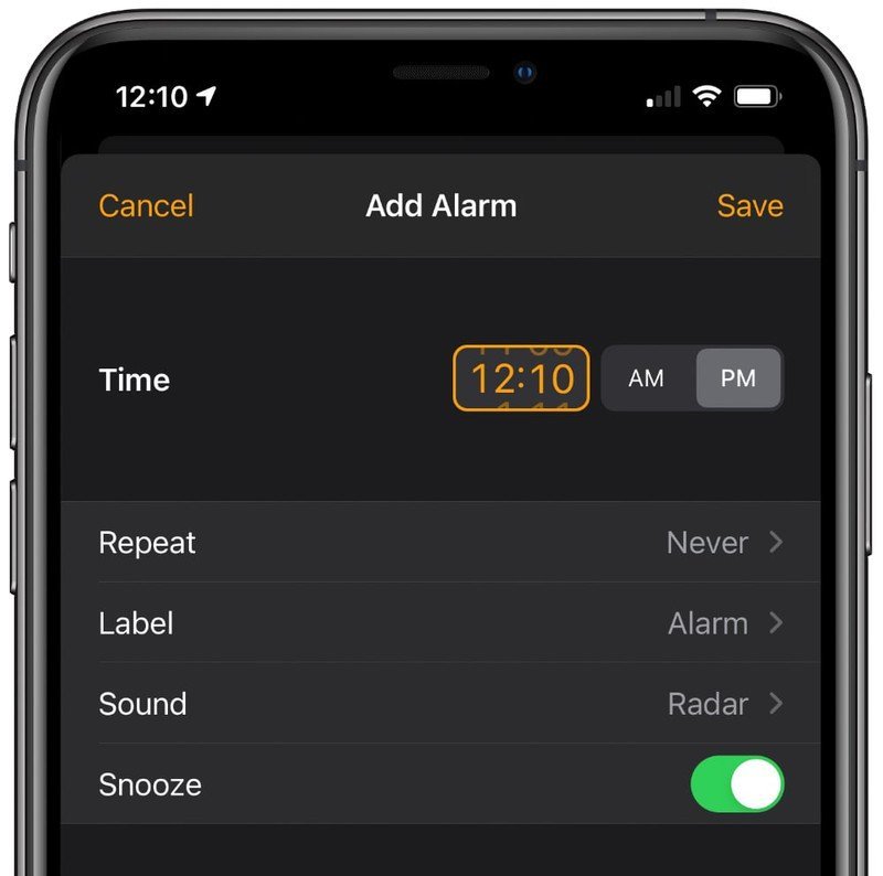 Apple iOS 14 developer preview Beta 6 - time