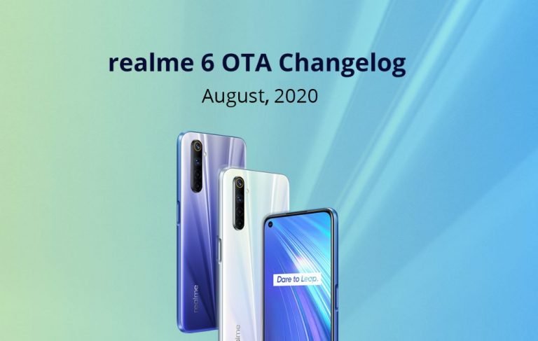Realme 6 August 2020 Patch