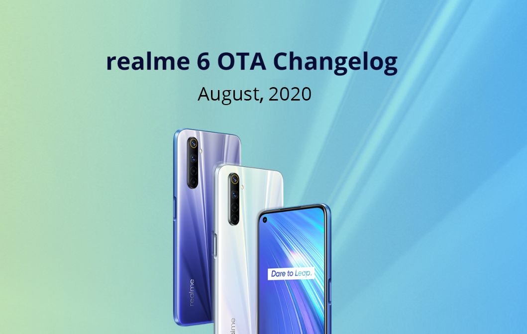 Realme 6 August 2020 Patch