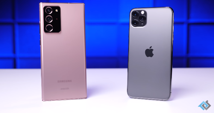 iPhone 11 Pro Max vs. Galaxy Note 20 Ultra