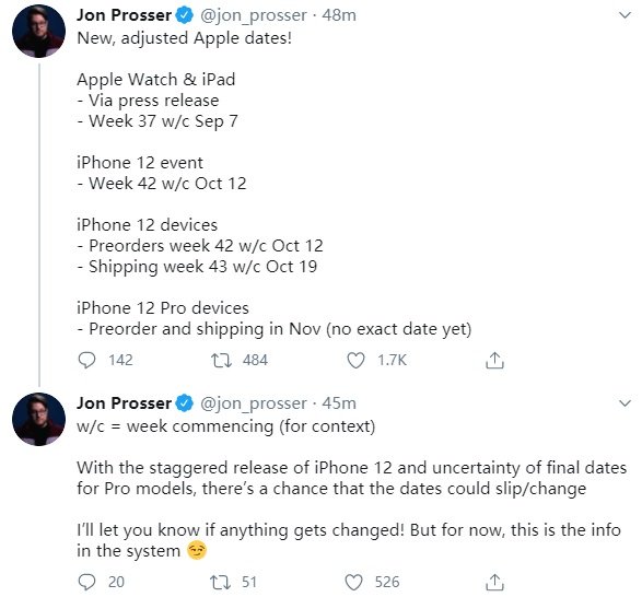 iPhone 12 launch date