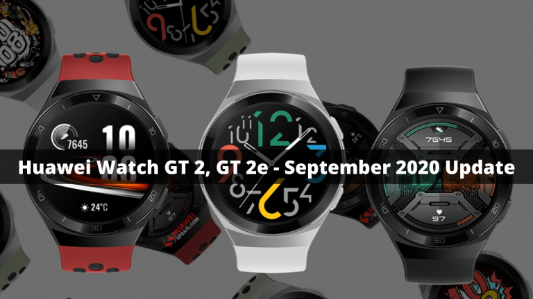 Huawei Watch GT 2, GT 2e