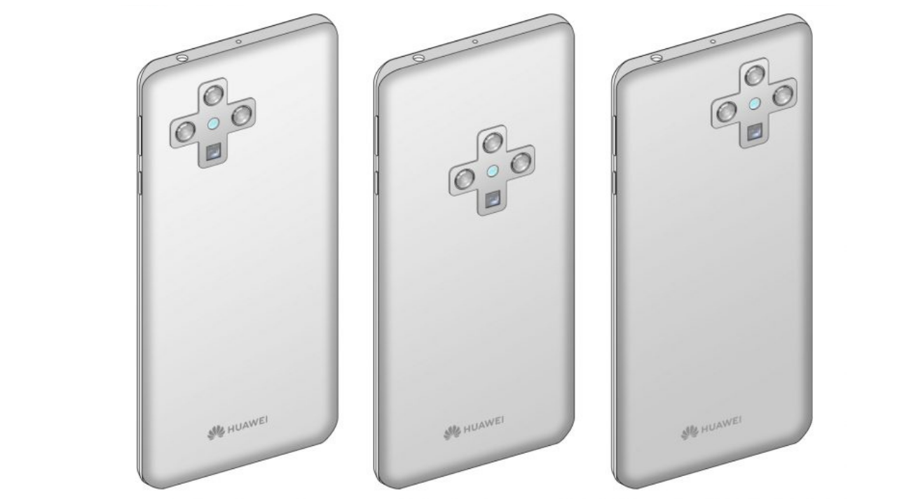 Huawei patent with periscopic zoom