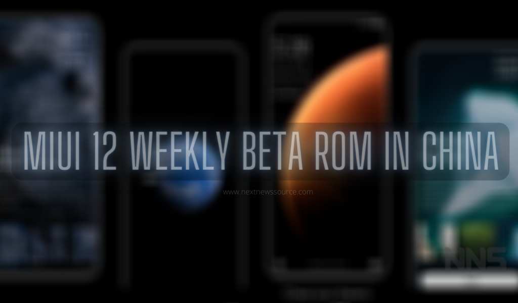 MIUI 12 weekly beta ROMs