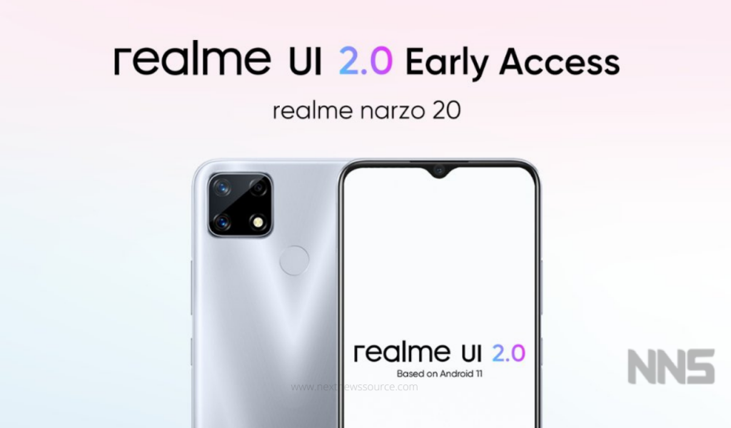 Realme Narzo 20 Early Access Application