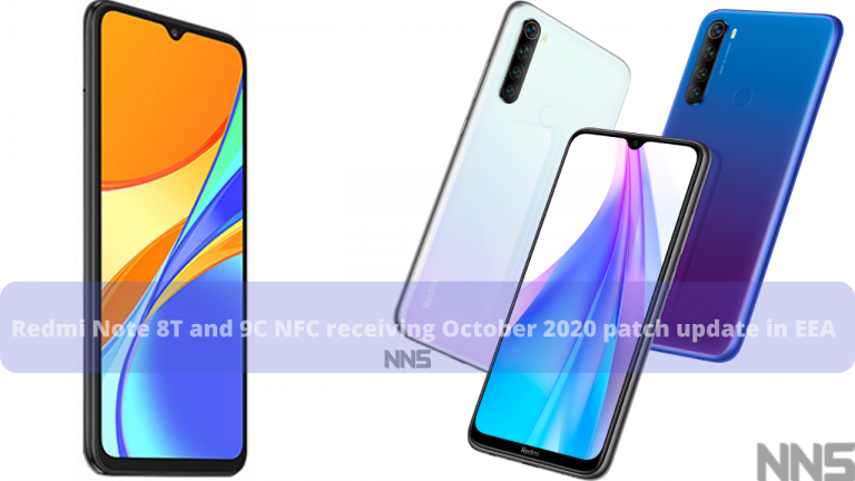 Redmi Note 8T and 9C NFC