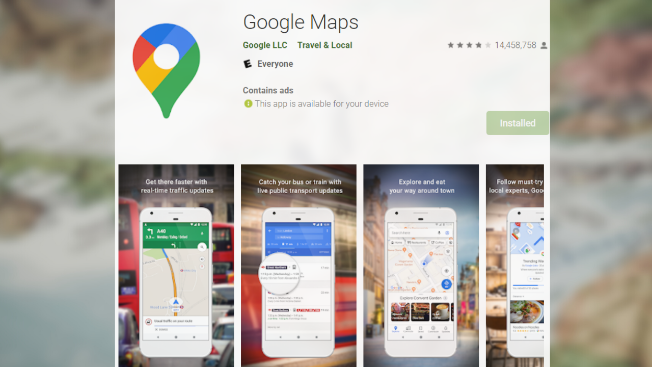 Google Maps App