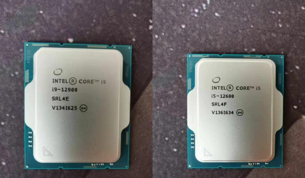 Intel Core i9-12900, i5-12600, i5-12500, i5-12400