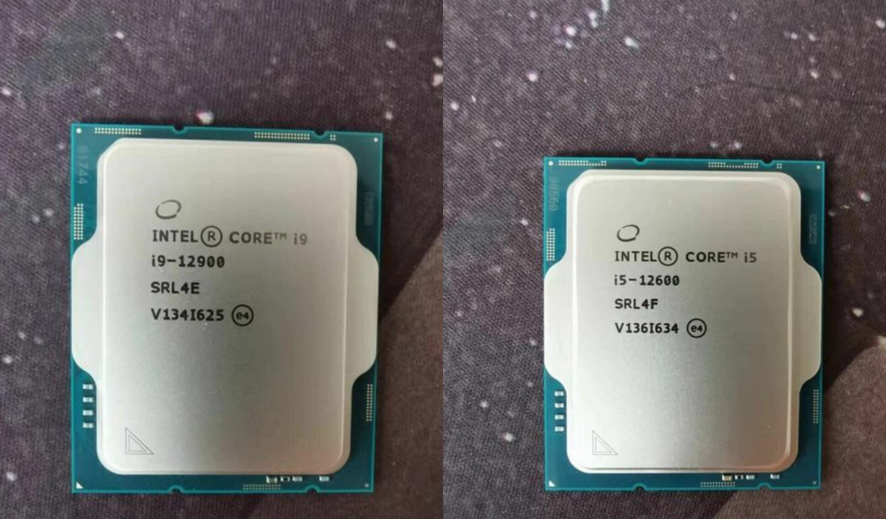 Intel Core i9-12900, i5-12600, i5-12500, i5-12400