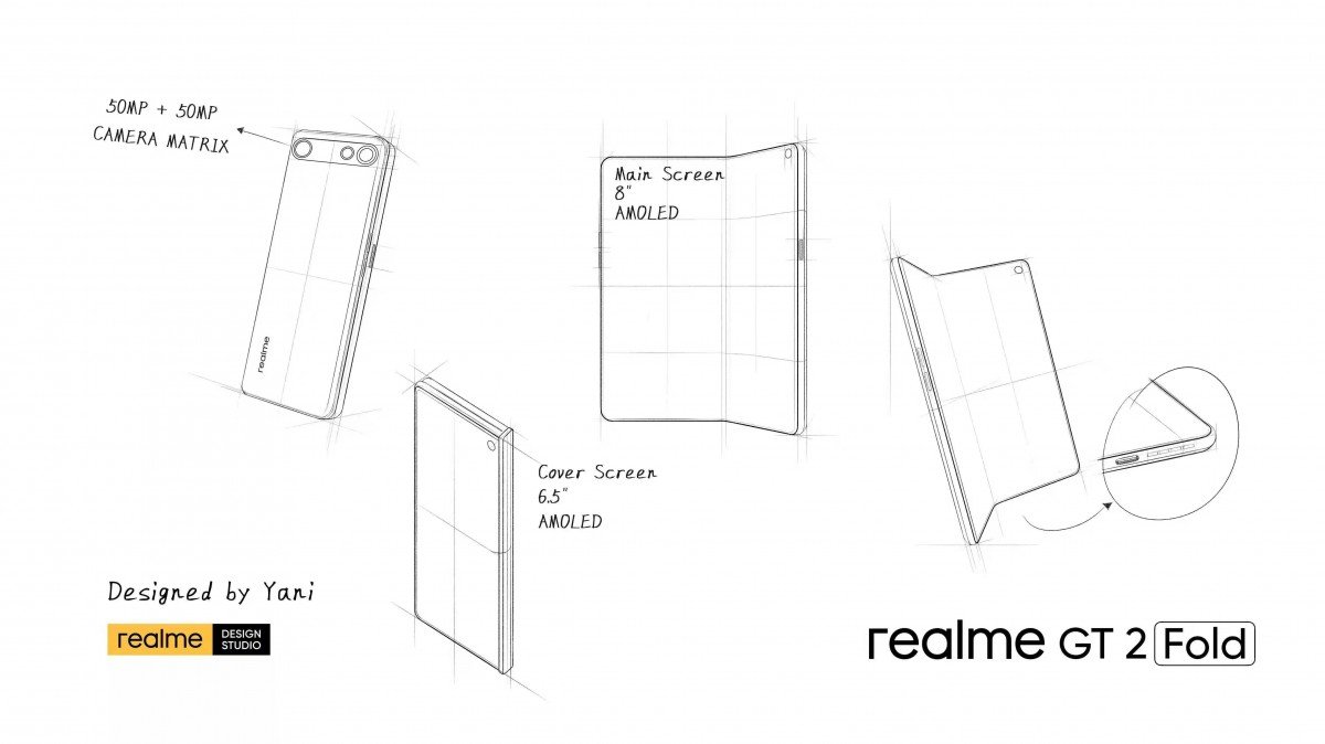 Realme foldable phone concept
