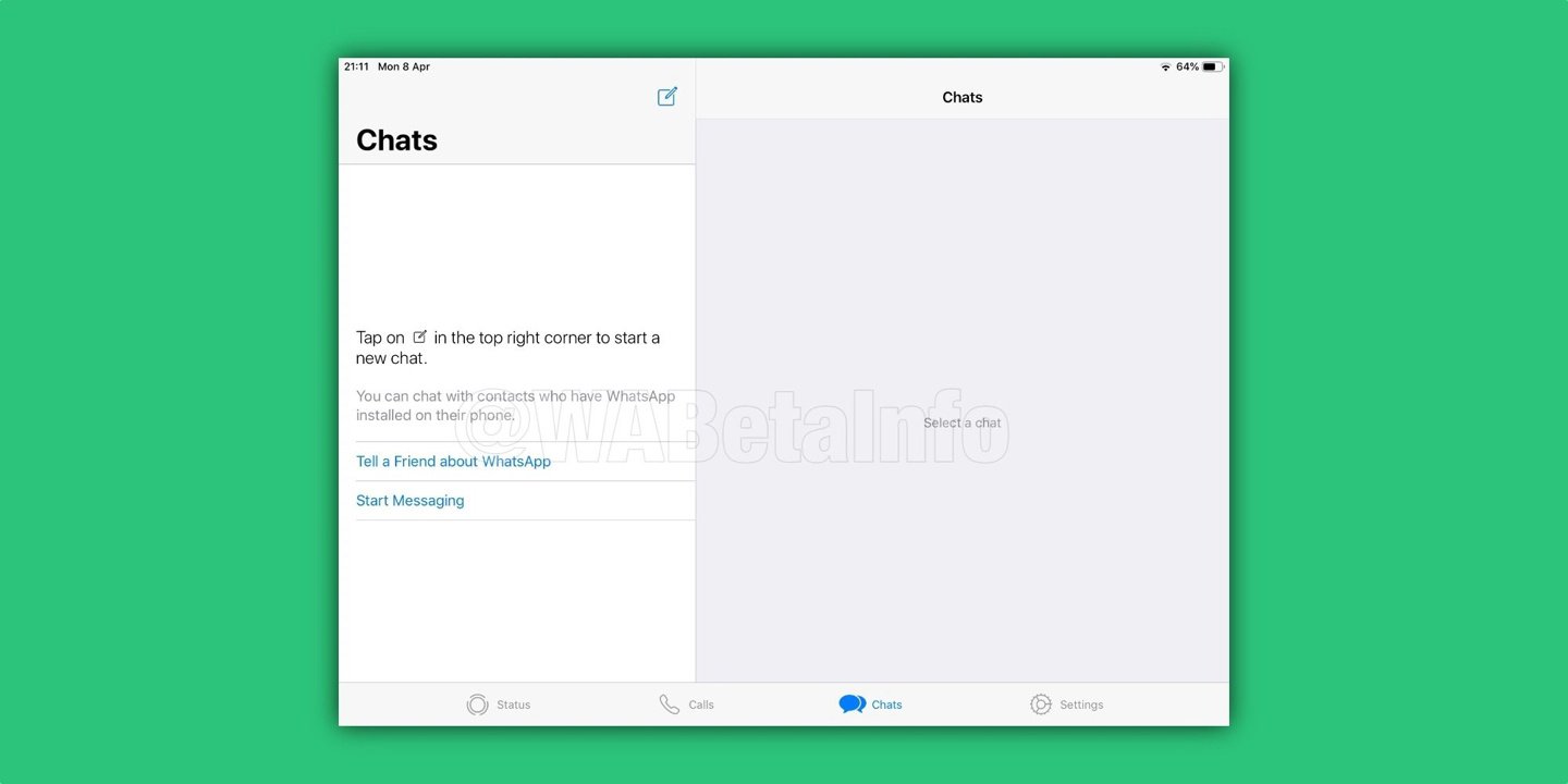 WhatsApp for iPad is coming