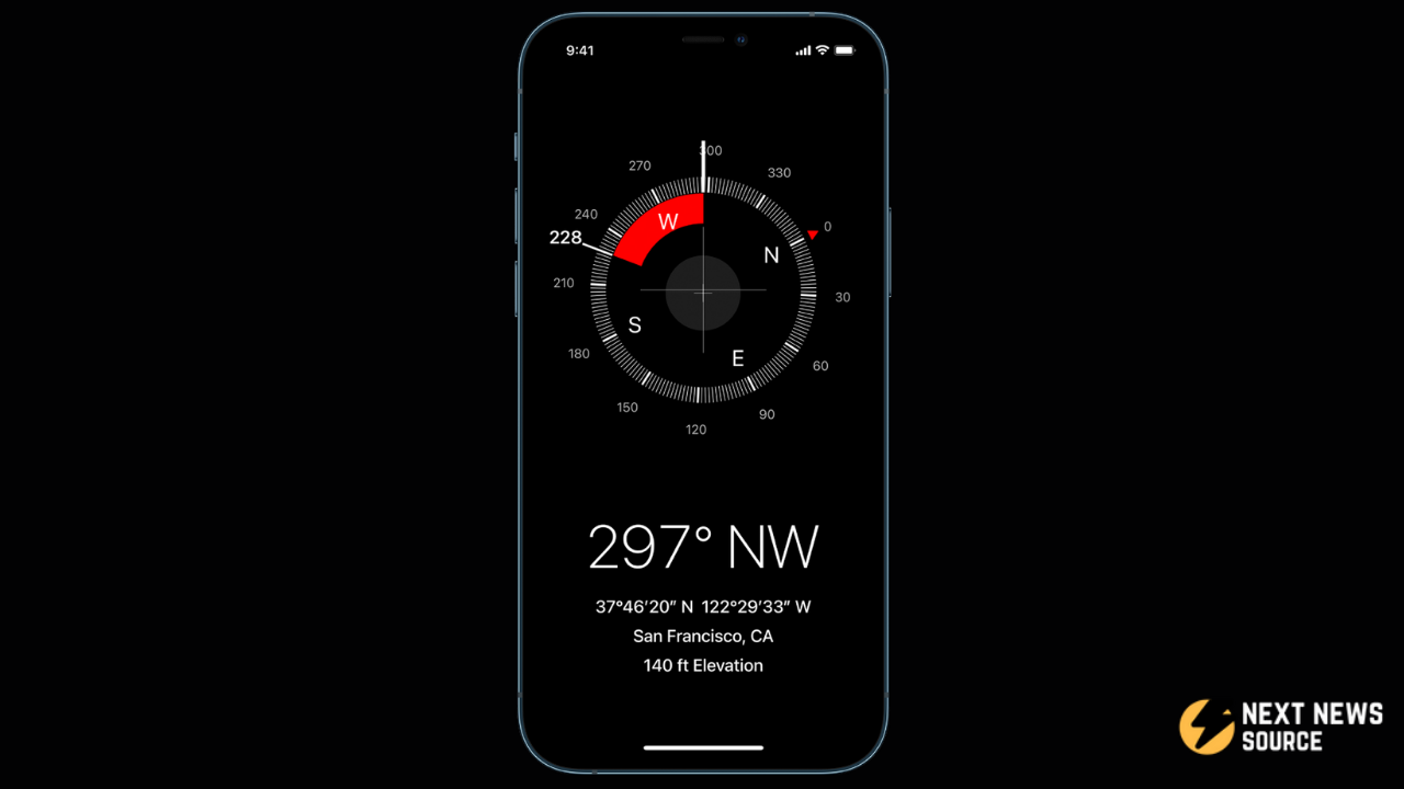 iPhone Compass