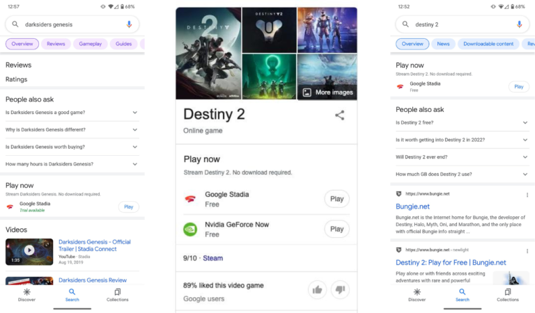 Google Search New Feature
