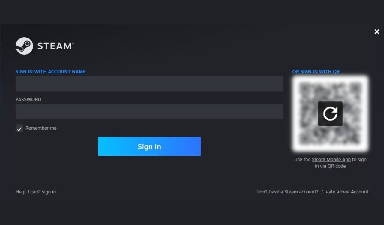 Steam Scan Code Login