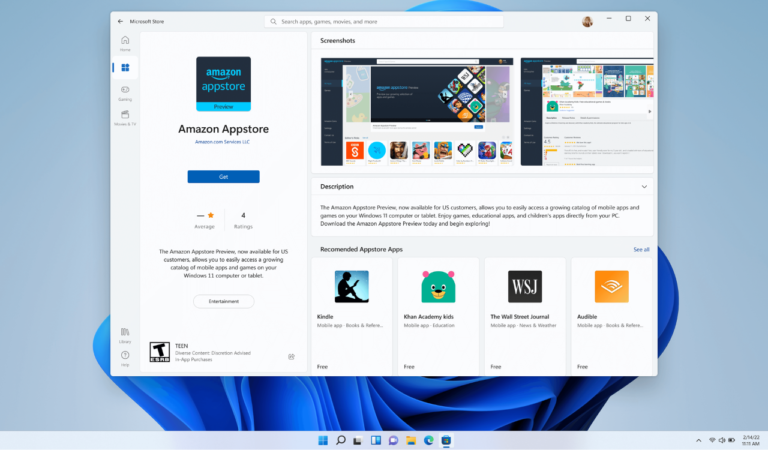 Windows 11 Android Subsystem