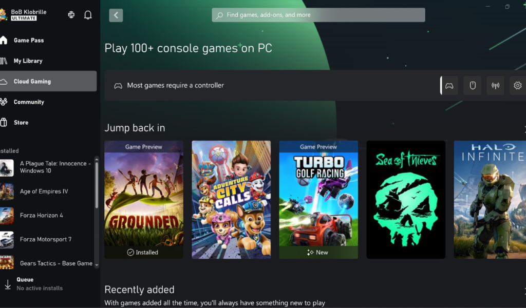 Xbox Cloud Gaming